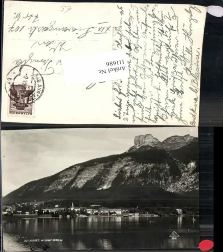 111686,Alt Aussee m. Loser 1930