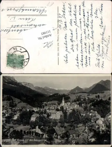 111985,Bad Aussee m. Totengebirge 1930