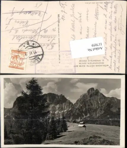 117059,Mödlinger Hütte m. Reichenstein Admont Gesäuse 1929