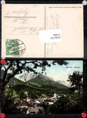 117084,Aussee im Salzkammergut pub Brandt 856 Tolle AK
