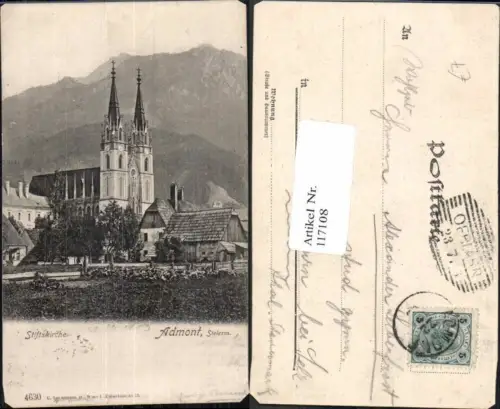 117108,Admont Stiftskirche Kirche 1905