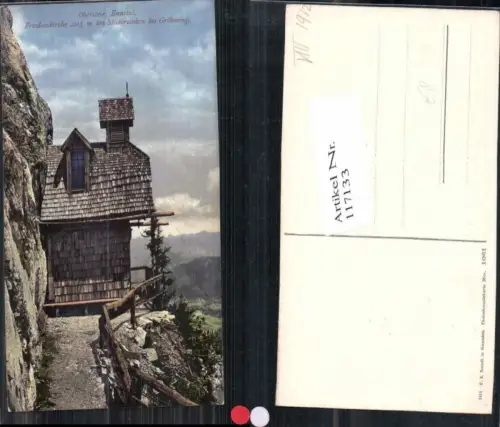 117133,Ennstal Gröbming Stoderzinken Kirche 1911 Brandt 1061