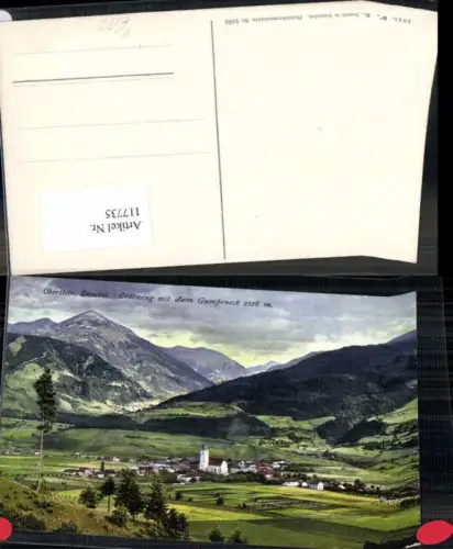 117735,Ennstal Tolle Partie auf Gröbming m. Gumpeneck 1911 pub Brandt 1060