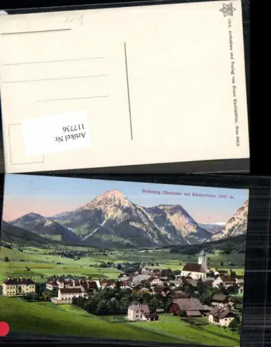 117736,Gröbming m. Stoderzinken Ennstal 1914