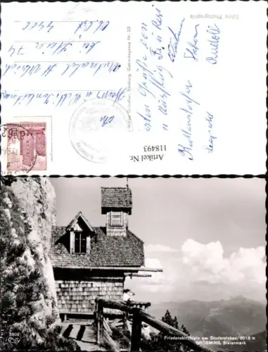 118493,Gröbming Friedenskirchlein am Stoderzinken 1967