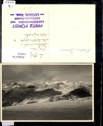 118521,Niedere Tauern Bergansicht pub Fürst L 95/7
