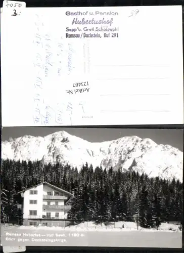 123407,Ramsau am Dachstein bei Schladming Hubertus Hof
