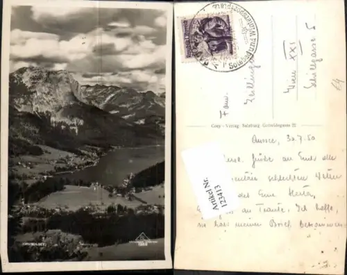 123413,Grundlsee Totale 1950
