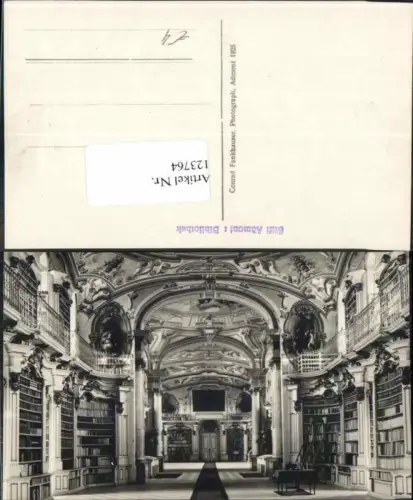 123764,Admont Bibliothek 1925