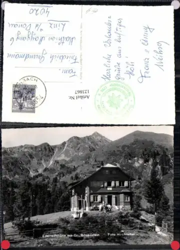 123867,Edelrautehütte m. Bösenstein bei Rottenmann pub Hochreiter