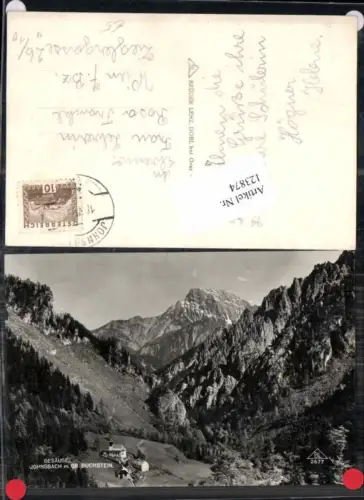 123874,Gesäuse Johnsbach m. Buchstein 1932 pub Lenz 2677