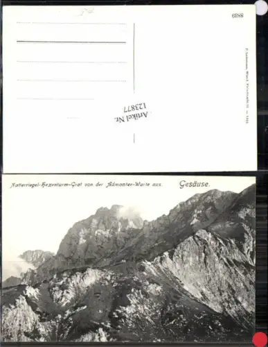 123877,Gesäuse Natterriegel Johnsbach Admont Warte