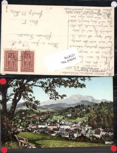 123879,Bad Aussee m. Sandling Salzkammergut 1912 Tolle AK