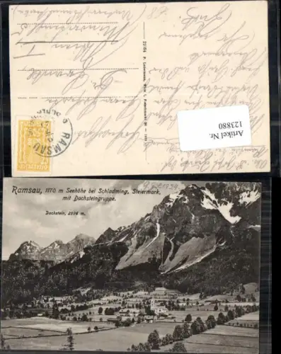 123880,Ramsau am Dachstein bei Schladming 1923