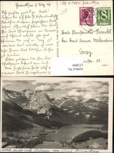 123899,Grundlsee Tolle Ansicht 1927