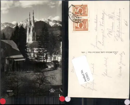 123911,Admont im Gesäuse Teilansicht in der Kirche 1930