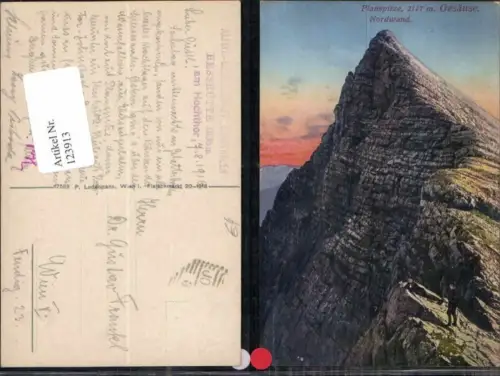 123913,Planspitze Nordwand Gesäuse Johnsbach Admont 1914 Tolle Ansicht