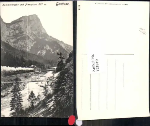 123919,Gesäuse Johnsbach Admont Planspitze Kummerbrücke