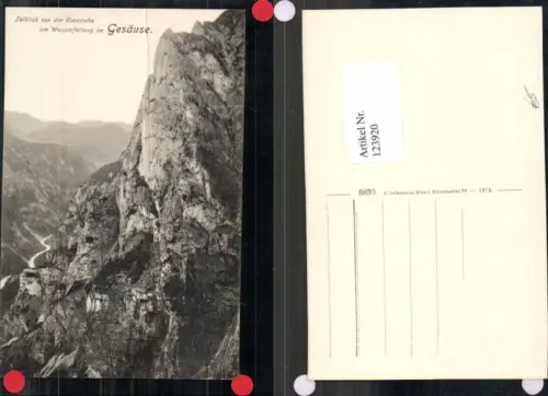 123920,Gesäuse Talblick Johnsbach Admont 1914
