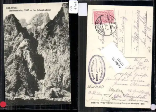 123937,Gesäuse Johnsbach Admont Reichenstein Johnsbachtal 1922