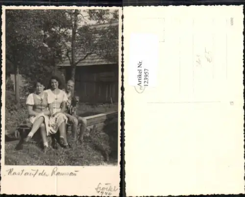 123957,FotoAK UNIKAT Rast in der Ramsau bei Schladming am Dachstein 1940