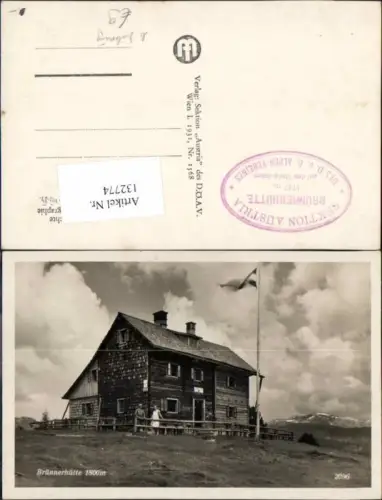 132774,Brünnerhütte bei Gröbming Stoderzinken