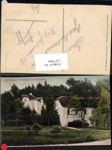 132799,Bad Neuhaus Herrenhaus m. Wiesenhaus 1913