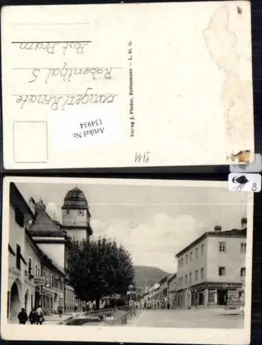 134934,Rottenmann Strassenpartie im Ort