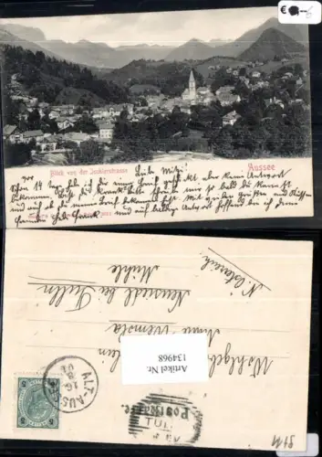 134968,Aussee Blick v.d. Ischlerstrasse 1900