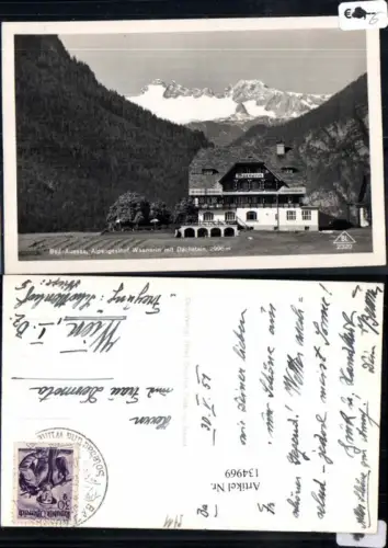 134969,Bad Aussee Gasthaus Wasnerin m. Dachstein