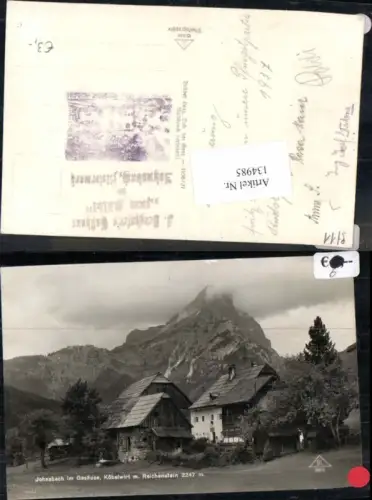 134985,FotoAK Johnsbach Gasthaus Köbelwirt m. Reichenstein