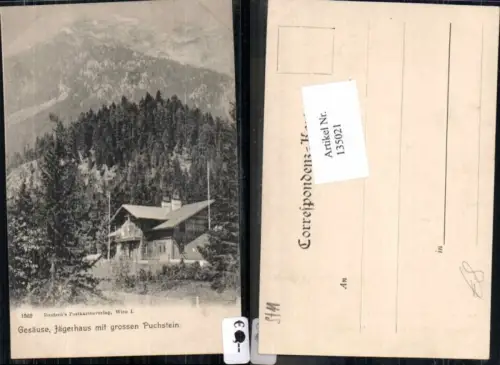 135021,Jägerhaus im Gesäuse m. Puchstein Johnsbach Gstatterboden