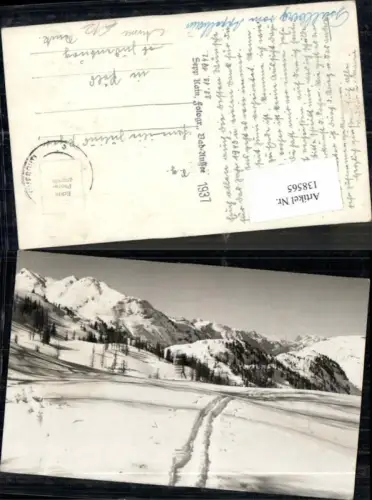 138565,seltene Fotokarte Bad Aussee Altaussee Umgebung 1937 pub Sepp Kain