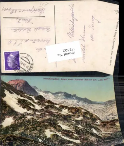 142502,Dachsteingebiet Dachstein Sinabell am Stein Gosau Schladming