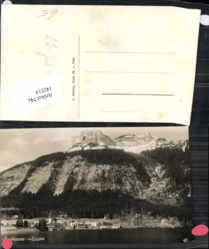 142519,Alt Aussee m. Loser 1928