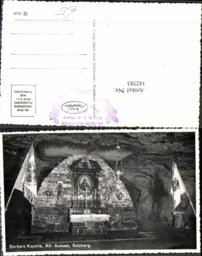 142583,Barbara Kapelle in Alt Aussee Bergwerk Bergbau