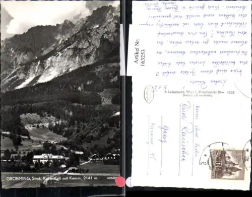 163253,Gröbming Kuranstalt m. Kamm 1961