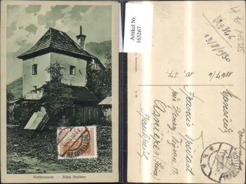 163267,Rottenmann Altes Stadttor 1930