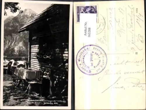 163288,Pürgg Wörschachwald Ebners Gasthaus z. Dachstein Aussicht