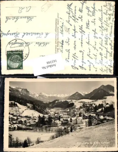 163348,Bad Aussee m. Toten Gebirge Winteransicht 1941