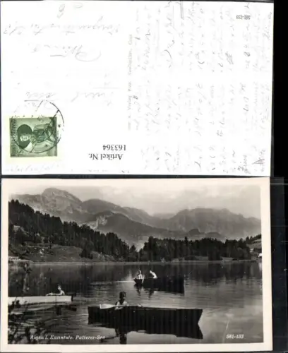 163364,Aigen i. Ennstal Putterersee Ruderboot m. Personen 1953