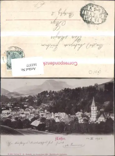 163377,Aussee 1901 Bad Aussee