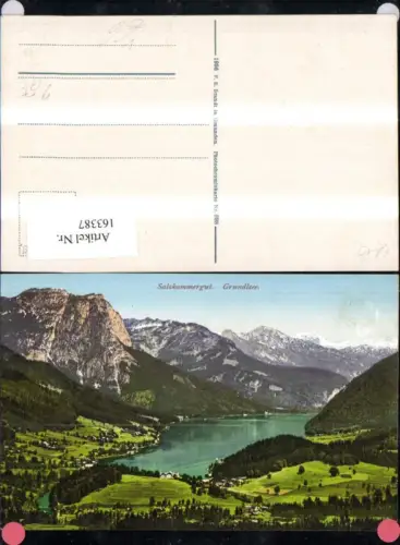163387,Salzkammergut Grundlsee pub F E Brandt 698