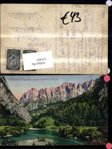 163409,Gesäuse Eingang geg. Hochtor Admont Hieflau