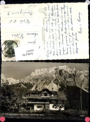 163417,Ramsau a. Dachstein Pension Schütter 1957