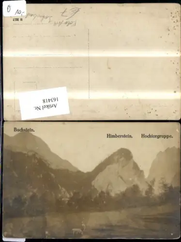 163418,Foto Ak Hochtorgruppe Buchstein Himberstein m. Kühen Gesäuse Johnsbach Admont Hieflau