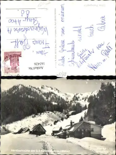 163426,Donnersbachwald Mörsbachhütte Winteransicht