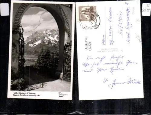 172720,Schloß Pichlarn b. Irdning Blick d. Burgtor z. Grimming