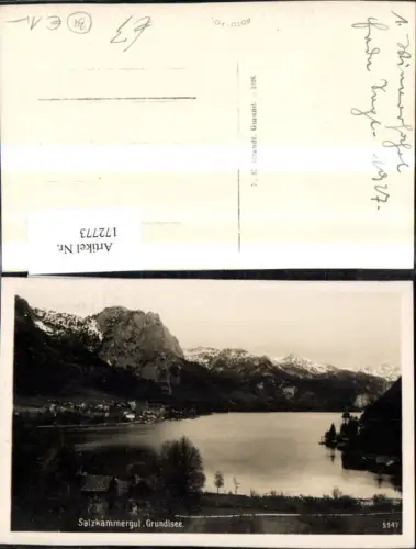 172773,Foto Ak Grundlsee Salzkammergut pub F. E. Brandt 5147