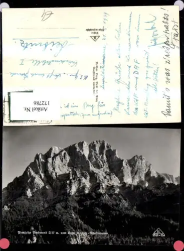 172786,Planspitze Nordwand v. Hotel Gesäuse Gstatterboden 1939